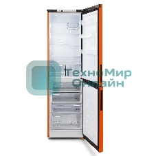 Холодильник Бирюса T6149 оранжевый двухкамерный 245/135 л морозилка снизу, автоматическое оттаивание