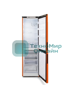 Холодильник Бирюса T6149 оранжевый двухкамерный 245/135 л морозилка снизу, автоматическое оттаивание