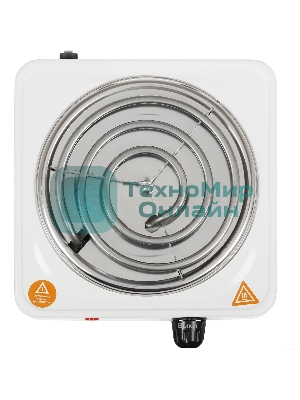 Плита настольная электрическая Blackton Bt HP101W белый, количество конфорок 1шт