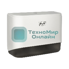 Диспенсер бумажных полотенец Puff-5140 белый, с замком, ABS-пластик