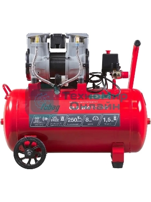 Компрессор поршневой Fubag OLS 250/50 CM2 безмасляный 250л/мин 50л 1500Вт красный/черный