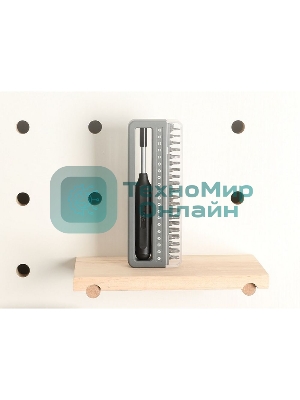 Набор прецизионных отверток Deli DL241041 (отвертка + 40 бит), сталь S2 + Cr-V