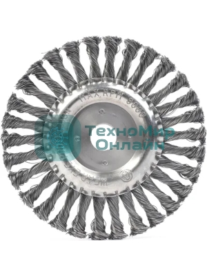 Щетка дисковая Patriot 813010013 d=180мм d(посад.)=22.23мм (угловые шлифмашины) (упак.:1шт)