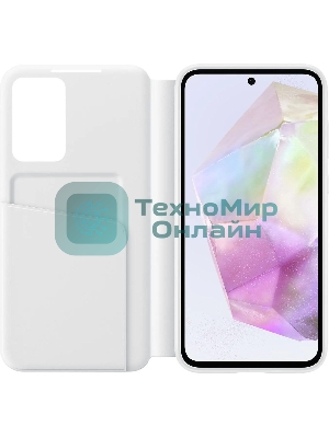 Чехол (флип-кейс) Samsung для Samsung Galaxy A35 Smart View Wallet Case A35 белый (EF-ZA356CWEGRU)