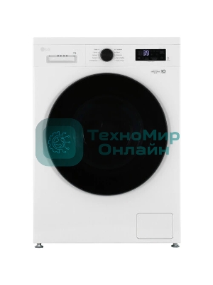 Стиральная машина LG F2Y1VS5W белый, загрузка фронтальная 9 кг, 1200 об/мин., класс: А