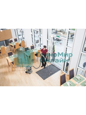 Пылесос строительный Karcher NT 22/1 Ap Te серый, 1300 Вт, уборка сухая/влажная, пылесборник мешок/контейнер, 22 л