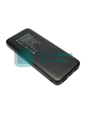 Портативный аккумулятор Gembird GPB-10, 10000мА·ч, 2A, черный