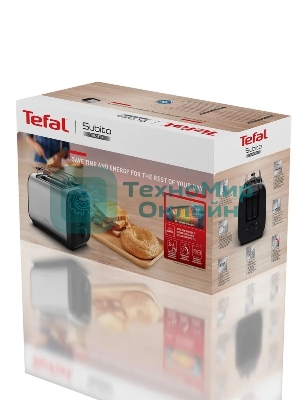 Тостер Tefal Express Metal TT5S1DE0, серебристый/черный 7211419524