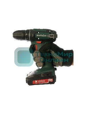 Дрель-шуруповерт Metabo BS 18 602207550, Аккумуляторный, 18В, 2 АКБ