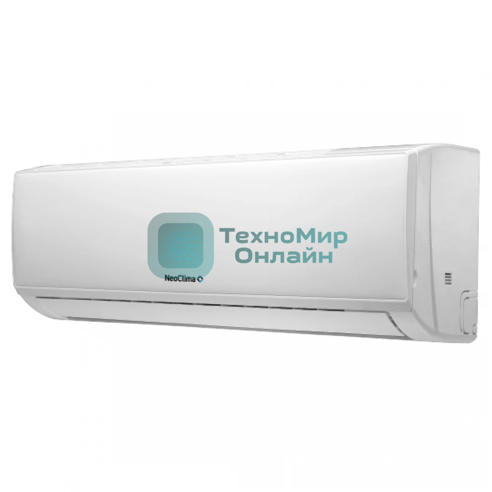 Кондиционер сплит-система настенного типа Neoclima NS/NU-HAL07FWI инвертор, 7000 BTU, 20 м², 24 дБ, охлаждение, обогрев, осушение, белый
