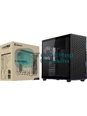 Компьютерный корпус Gigabyte Gb-AC400G черный без БП ATX 2xUSB 3.0 1xUSB3.1 audio bott PSU
