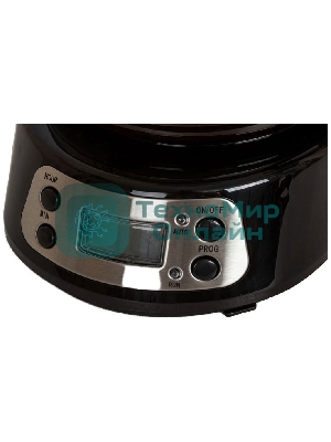 Кофеварка капельная Pioneer CM053D серебристый/черный, исп. кофе - молотый, 0.75 л, 600 Вт