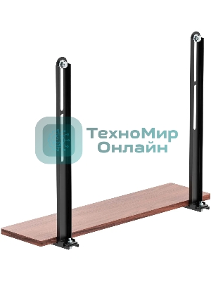 Подставка для аксессуаров Ultramounts UM313B черный/орех макс.10кг настенный