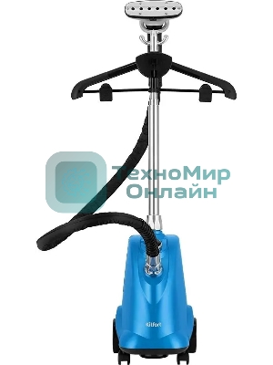 Отпариватель Kitfort КТ-9352 голубой/черный, 2350 Вт, 50 г/мин, 3000 мл