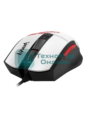 Мышь проводная A4Tech Bloody L65 Max белый, 12000 dpi, USB, кнопки - 7