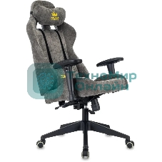 Кресло игровое Zombie 51 серый Light-19 крестов. металл