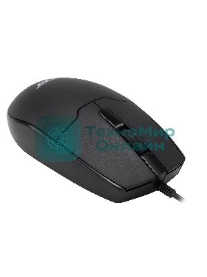 Мышь проводная Acer OMW126 черный, 1200 dpi, USB, кнопки - 3