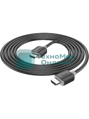Кабель Hoco US08 ver2.0 HDMI (m) HDMI (m) 2м черный (пакет)