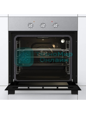 Встраиваемый духовой шкаф электрический Gorenje BO6727E03NX, черный/серебристый
