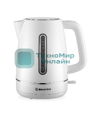 Чайник электрический BRAYER BR6103WH 2200 Вт, 1.7 л, белый