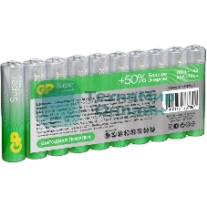 Батарея GP Super Alkaline 24AA21-2CRSWC10 AAA (10шт) спайка