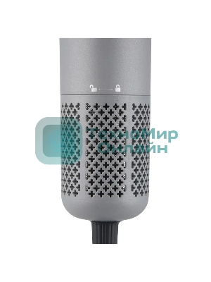 Фен LEONORD LE-1219 серый, 1800 Вт, ионизация