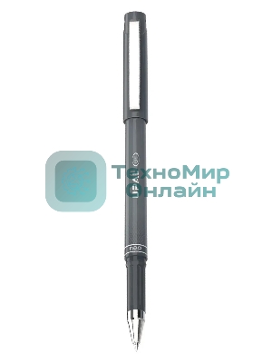 Ручка гелевая Deli Upal EG11-BK темно-серый, d=0.7мм, черные чернила