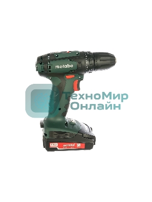 Дрель-шуруповерт Metabo BS 18 602207550, Аккумуляторный, 18В, 2 АКБ