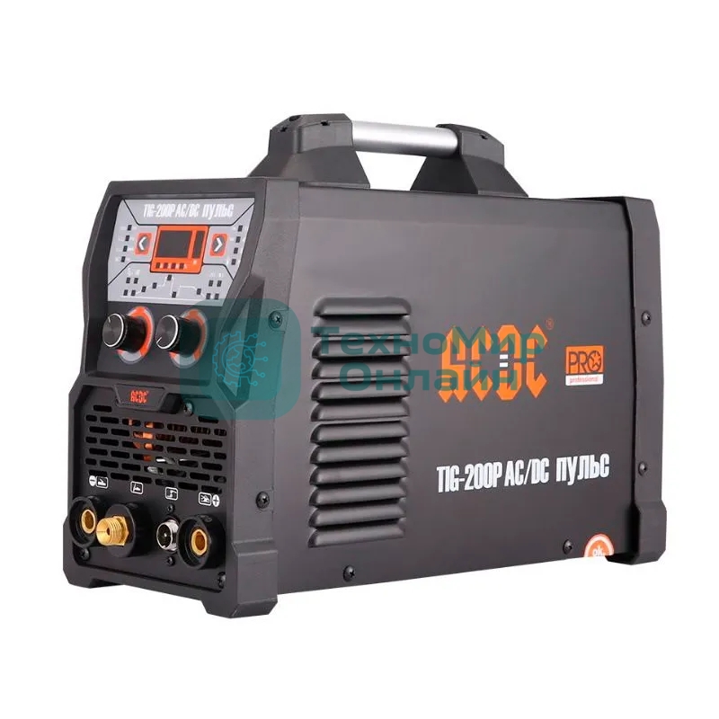 Сварочный аппарат ACDC TIG-200P AC/DC ПУЛЬС 140-240В/1Ф (ММА/TIG AC/DC Варить Алюминий)