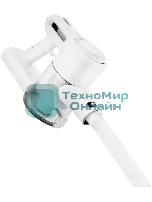 Пылесос вертикальный Kitfort КТ-5117 белый, питание от аккумулятора,  50 Вт, уборка сухая, пылесборник 0,5 л