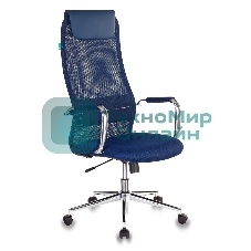 Кресло Бюрократ KB-9N/DB/TW-10N TW-01 TW-11 синий, сетка