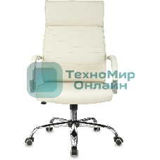 Кресло Бюрократ T-8010SL/IVORY слоновая кость, экокожа