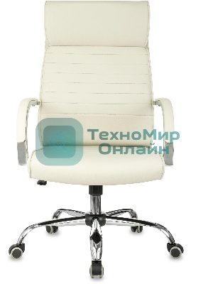 Кресло Бюрократ T-8010SL/IVORY слоновая кость, экокожа