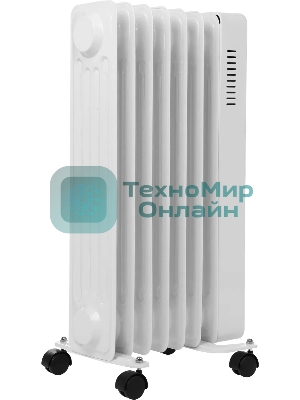 Радиатор масляный Royal Clima PARMA ROR-PR7-1500M 1500Вт белый/черный