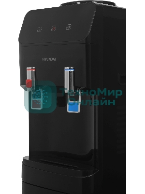 Кулер Hyundai H-WD4240E напольный, электронный, черный