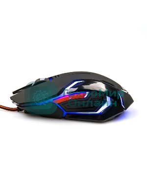 Мышь проводная Nakatomi MOG-20U черный, 2400 dpi, USB, кнопки - 6