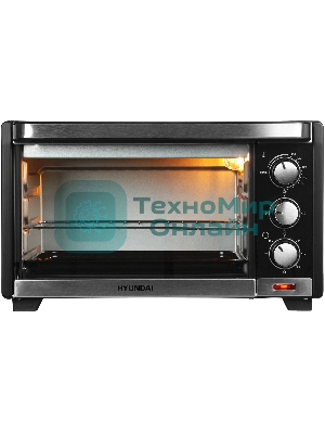Мини-печь Hyundai MIO-HY091 20 л, 1380 Вт, черный