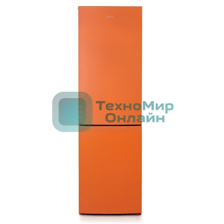 Холодильник Бирюса T6149 оранжевый двухкамерный 245/135 л морозилка снизу, автоматическое оттаивание