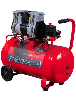 Компрессор поршневой Fubag OLS 250/50 CM2 безмасляный 250л/мин 50л 1500Вт красный/черный