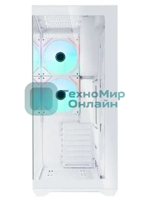 Корпус ATX Eurocase M4801 white, без БП, закаленное стекло 2 стороны