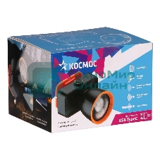 Фонарь налобный аккумуляторный КОСМОС KOC531Lit черный