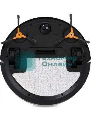 Робот-пылесос Vitek VT-1809 (MC) черный, 28 Вт, 2000 мАч Li-Ion, уборка влажная/сухая, пылесборник контейнер 0.35 л