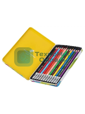 Карандаши цветные Deli Color Emotion EC00205 EC00205, липа, 12 цветов, коробка металлическая