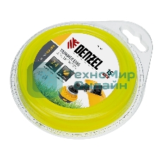 Леска для триммера Denzel FLEX CORD 96108 круглая 2,4 мм х 15 м, блистер