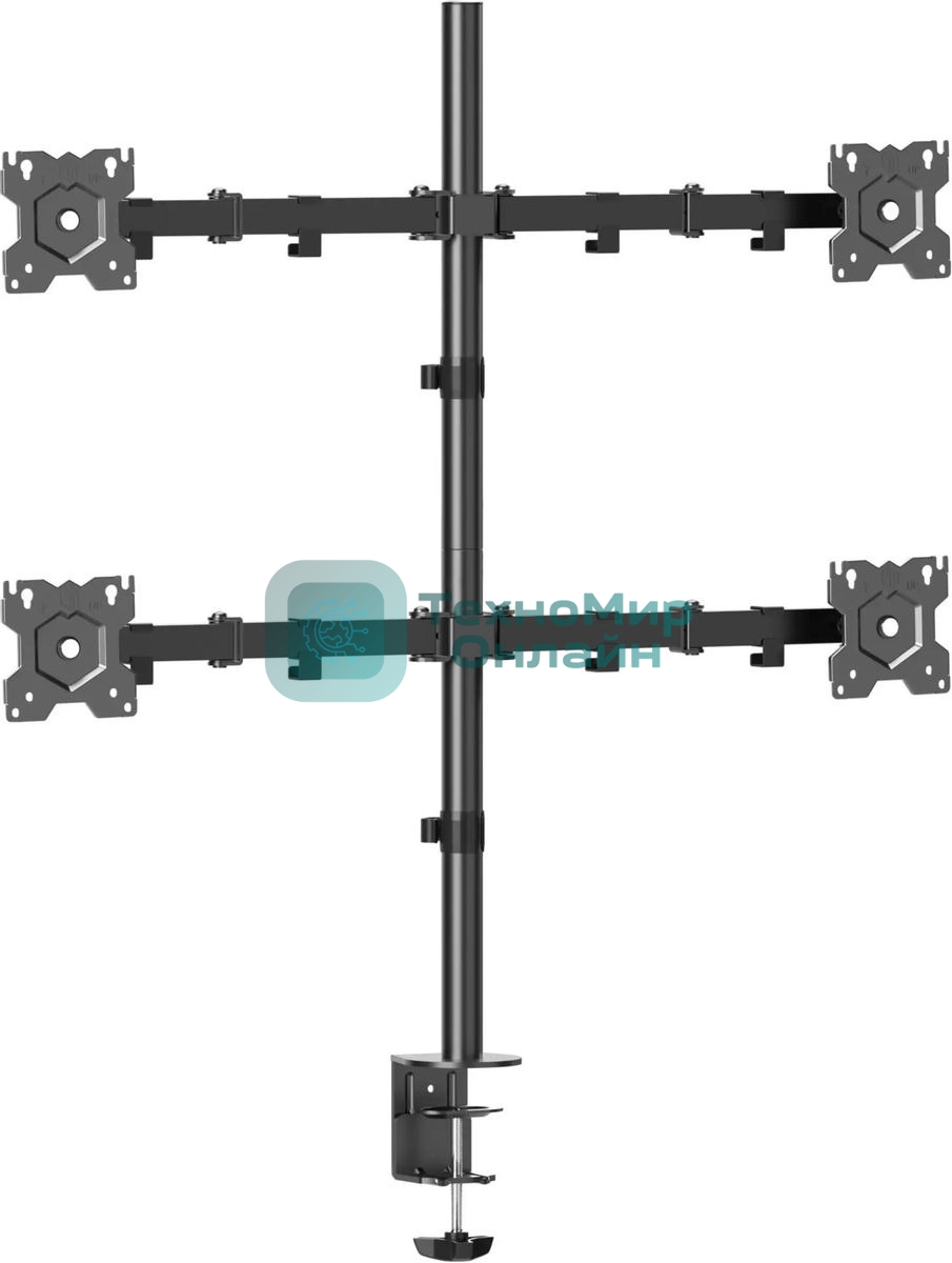 Кронштейн ONKRON D421E для четырех мониторов 13