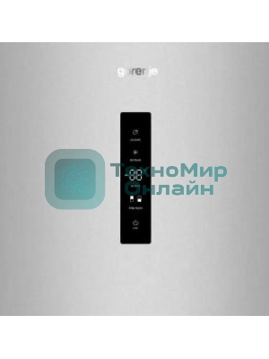 Холодильник Gorenje NRK619FAS4 серый двухкамерный 207/93л морозилка снизу, No Frost