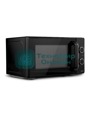 Микроволновая печь Centek CT-1550 черный, 20 л, 700 Вт, переключатели - поворотный механизм