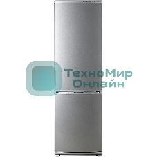 Холодильник Atlant ХМ-6024-080 серебристый двухкамерный 246/101л морозилка снизу