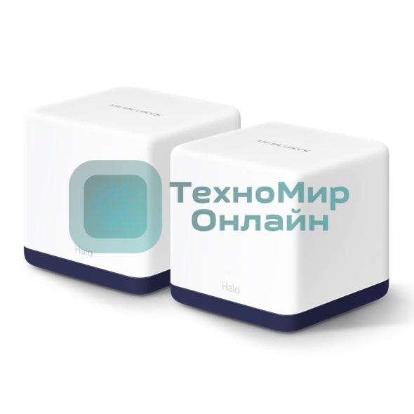 Система Mercusys MESH AC1900 Whole Home Mesh Wi-Fi System, 3× Internal Antennas, 3×Gb ports (WAN/LAN) (2-pack)