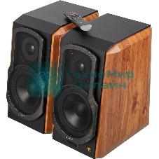 Акустическая система Edifier S1000MKII Brown (2.0,Bluetooth 5.0,ДУ,2x 25 Вт (ВЧ), 2x 35 Вт (СЧ/НЧ)